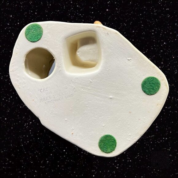 Golf Caddy Holder Caddie Laddie Jerks Socks Cincinnati Pottery Ashtray Vintage - Picture 6 of 10